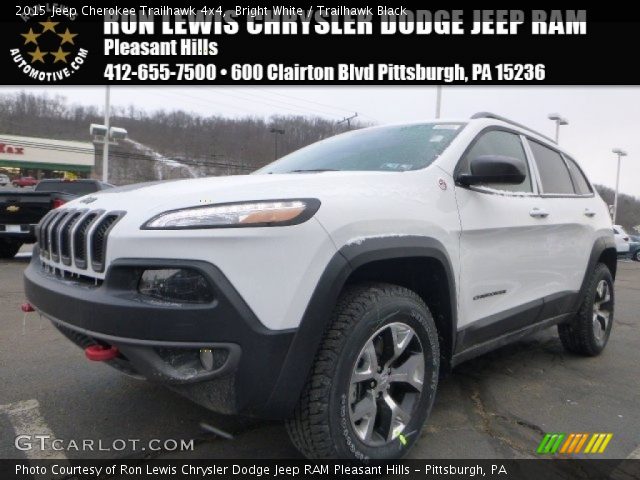 2015 Jeep Cherokee Trailhawk 4x4 in Bright White