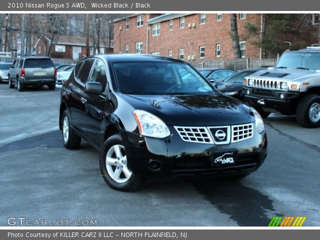 2010 Nissan Rogue S AWD in Wicked Black