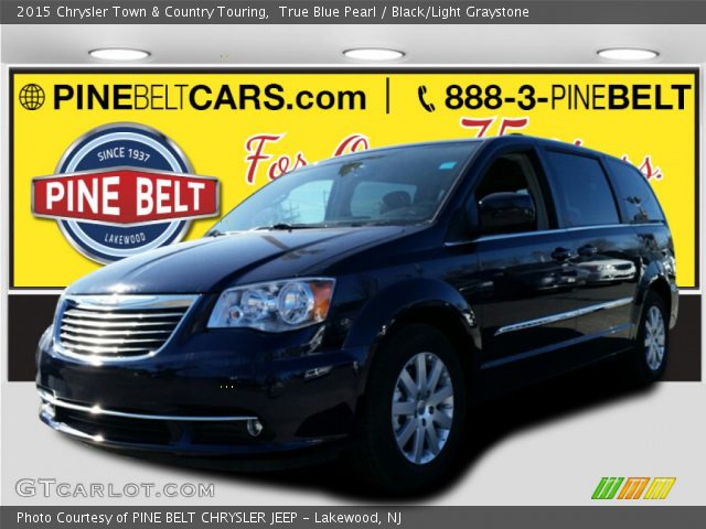 2015 Chrysler Town & Country Touring in True Blue Pearl