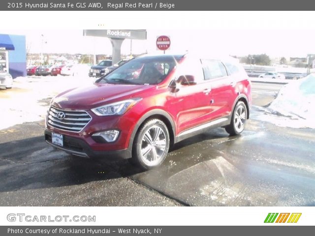 2015 Hyundai Santa Fe GLS AWD in Regal Red Pearl