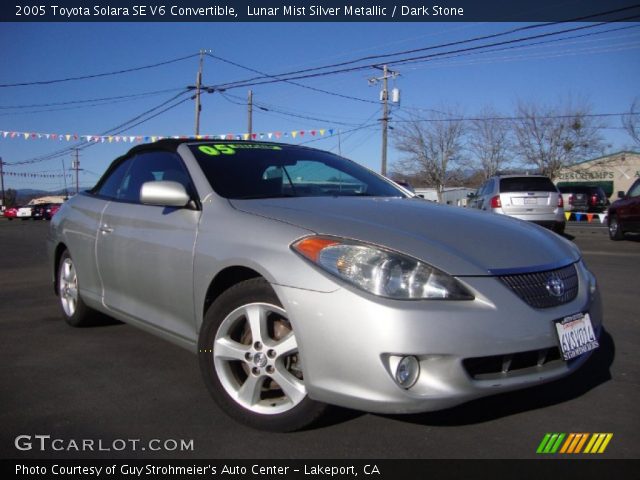 2005 Toyota Solara SE V6 Convertible in Lunar Mist Silver Metallic