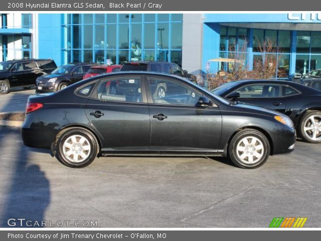 2008 Hyundai Elantra GLS Sedan in Black Pearl