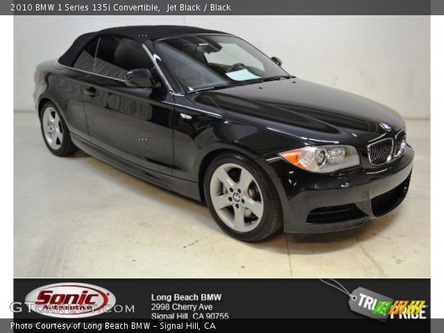2010 BMW 1 Series 135i Convertible in Jet Black