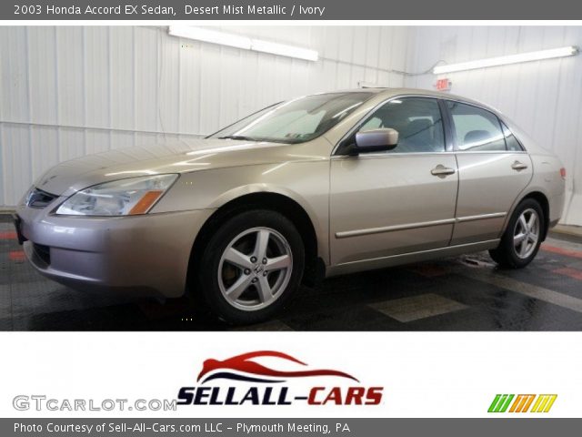 2003 Honda Accord EX Sedan in Desert Mist Metallic