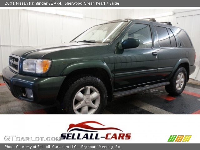 2001 Nissan Pathfinder SE 4x4 in Sherwood Green Pearl