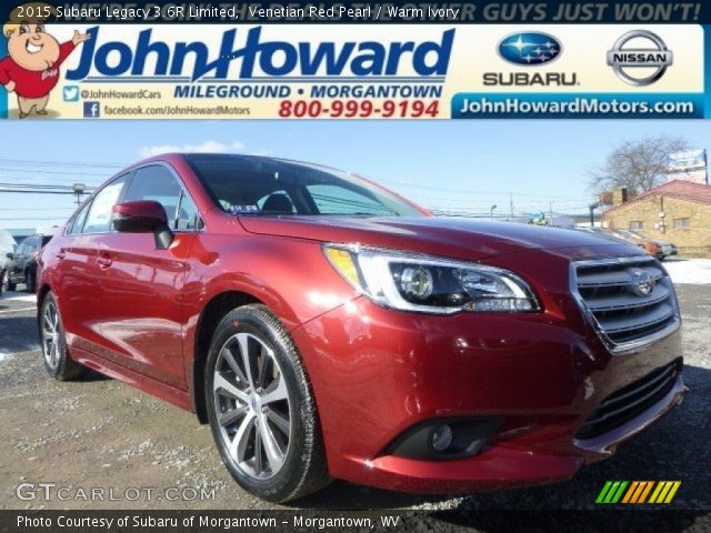 2015 Subaru Legacy 3.6R Limited in Venetian Red Pearl