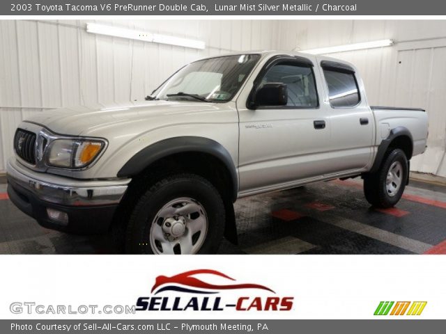 2003 Toyota Tacoma V6 PreRunner Double Cab in Lunar Mist Silver Metallic