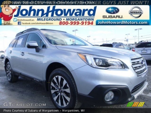 2015 Subaru Outback 2.5i Limited in Ice Silver Metallic