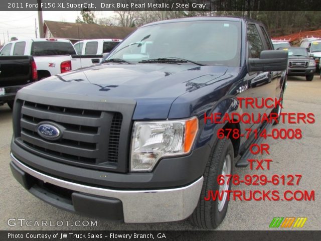 2011 Ford F150 XL SuperCab in Dark Blue Pearl Metallic