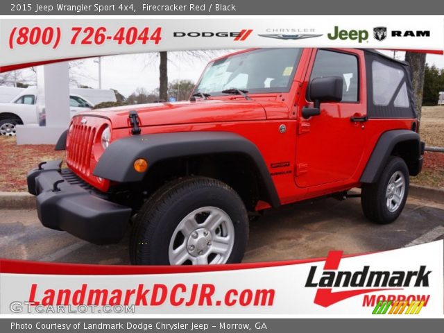 2015 Jeep Wrangler Sport 4x4 in Firecracker Red