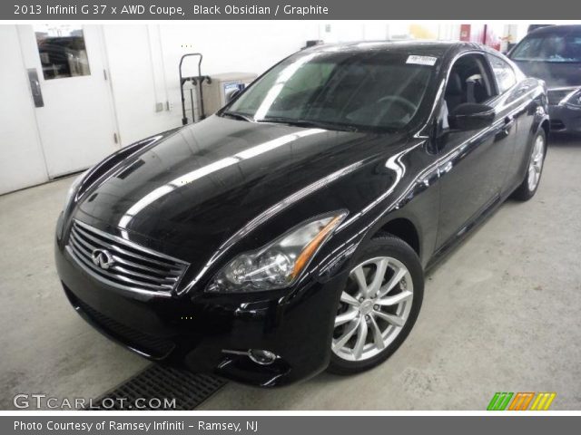 2013 Infiniti G 37 x AWD Coupe in Black Obsidian