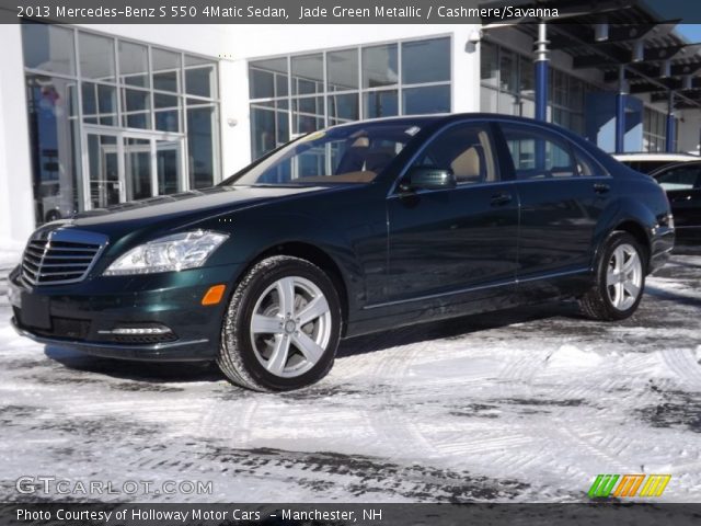 2013 Mercedes-Benz S 550 4Matic Sedan in Jade Green Metallic