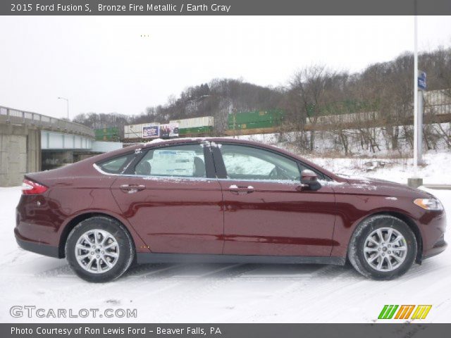 2015 Ford Fusion S in Bronze Fire Metallic