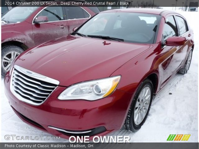 2014 Chrysler 200 LX Sedan in Deep Cherry Red Crystal Pearl