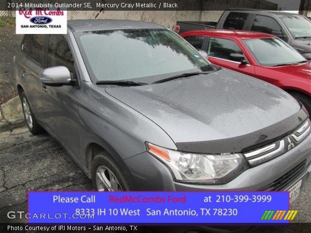 2014 Mitsubishi Outlander SE in Mercury Gray Metallic