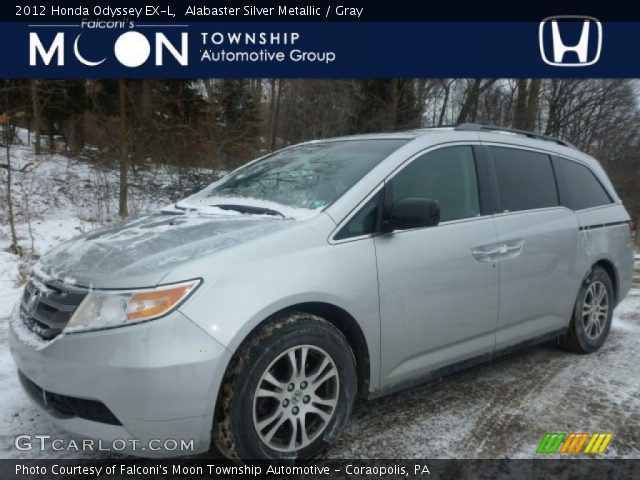 2012 Honda Odyssey EX-L in Alabaster Silver Metallic