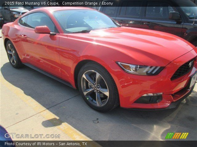 2015 Ford Mustang V6 Coupe in Competition Orange