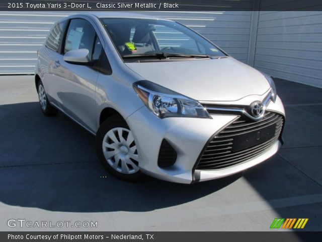2015 Toyota Yaris 3-Door L in Classic Silver Metallic