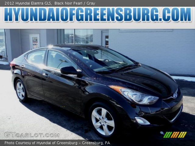 2012 Hyundai Elantra GLS in Black Noir Pearl