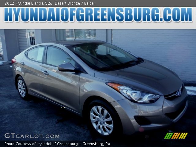 2012 Hyundai Elantra GLS in Desert Bronze