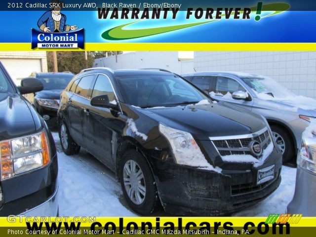 2012 Cadillac SRX Luxury AWD in Black Raven