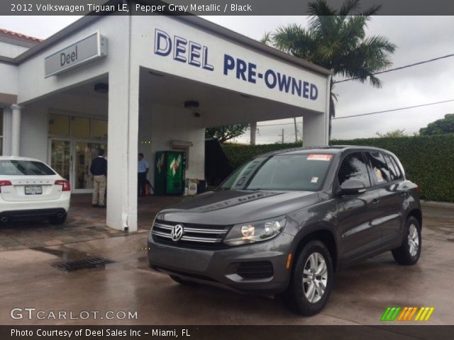 2012 Volkswagen Tiguan LE in Pepper Gray Metallic