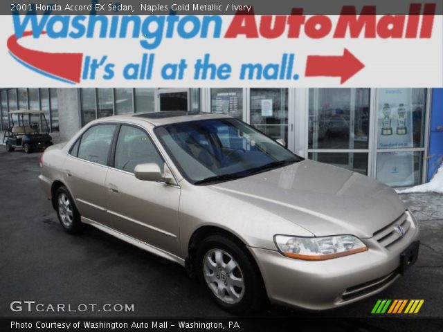 2001 Honda Accord EX Sedan in Naples Gold Metallic