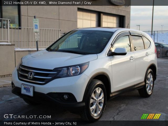 2012 Honda CR-V EX 4WD in White Diamond Pearl