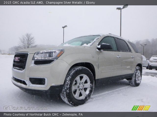 2015 GMC Acadia SLE AWD in Champagne Silver Metallic