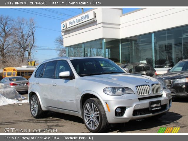 2012 BMW X5 xDrive50i in Titanium Silver Metallic