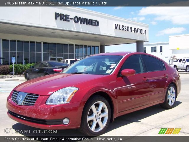 2006 Nissan Maxima 3.5 SE in Red Opulence Metallic