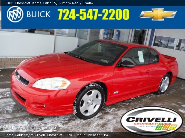 2006 Chevrolet Monte Carlo SS in Victory Red