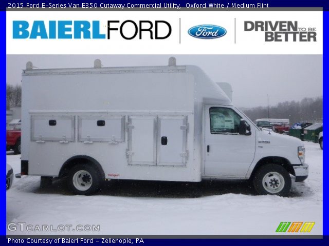 2015 Ford E-Series Van E350 Cutaway Commercial Utility in Oxford White