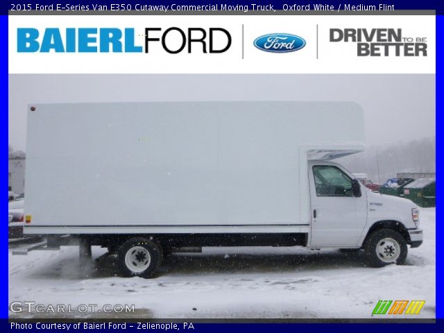 2015 Ford E-Series Van E350 Cutaway Commercial Moving Truck in Oxford White