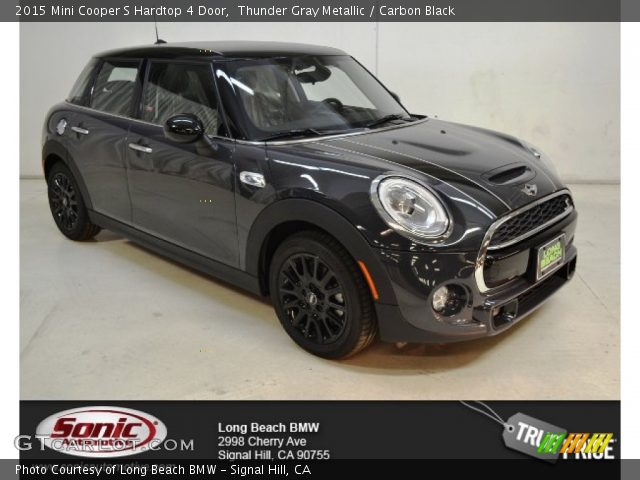 2015 Mini Cooper S Hardtop 4 Door in Thunder Gray Metallic