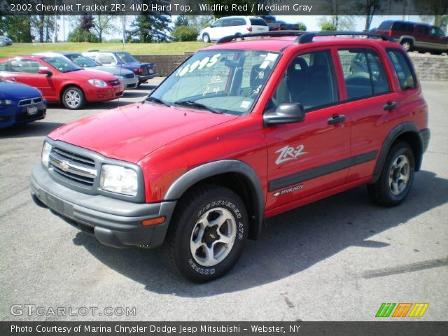 2002 Chevrolet Tracker ZR2 4WD Hard Top in Wildfire Red