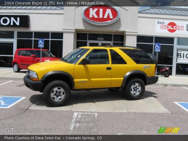 2004 Chevrolet Blazer LS ZR2 4x4 in Yellow