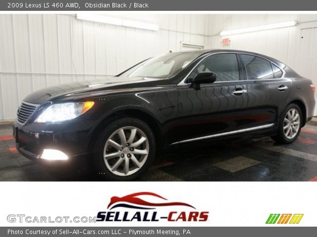 2009 Lexus LS 460 AWD in Obsidian Black