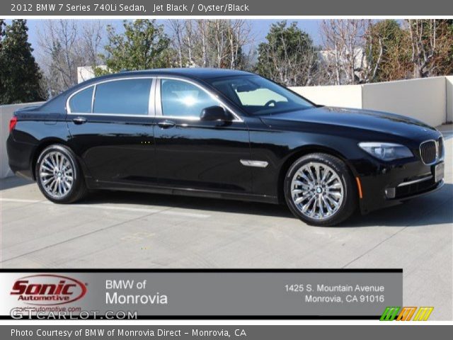 2012 BMW 7 Series 740Li Sedan in Jet Black