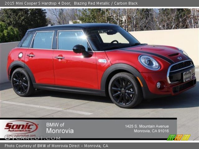 2015 Mini Cooper S Hardtop 4 Door in Blazing Red Metallic