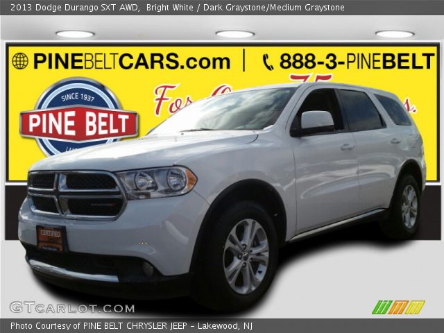 2013 Dodge Durango SXT AWD in Bright White