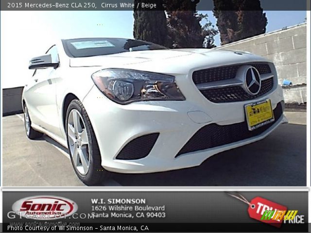 2015 Mercedes-Benz CLA 250 in Cirrus White