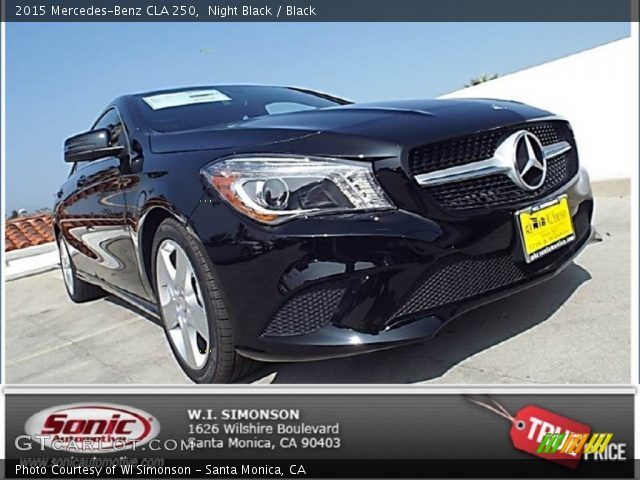 2015 Mercedes-Benz CLA 250 in Night Black