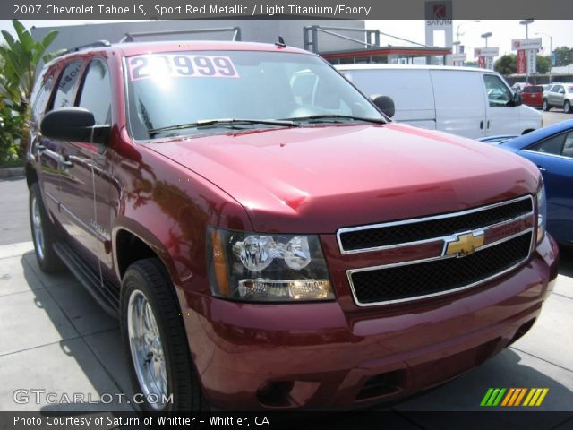 2007 Chevrolet Tahoe LS in Sport Red Metallic