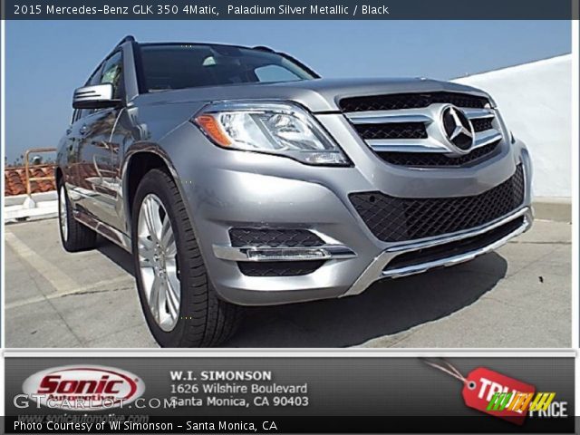 2015 Mercedes-Benz GLK 350 4Matic in Paladium Silver Metallic