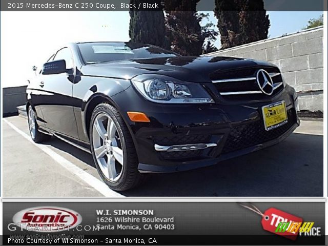 2015 Mercedes-Benz C 250 Coupe in Black