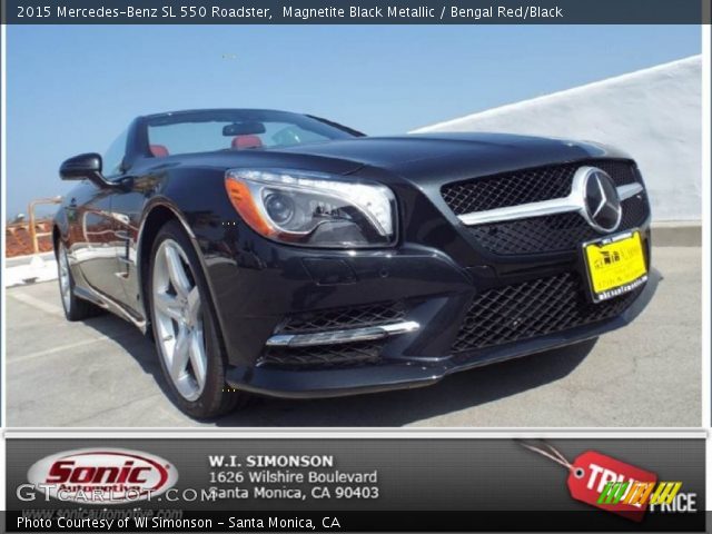 2015 Mercedes-Benz SL 550 Roadster in Magnetite Black Metallic