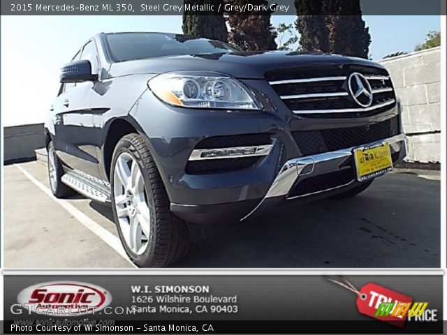 2015 Mercedes-Benz ML 350 in Steel Grey Metallic