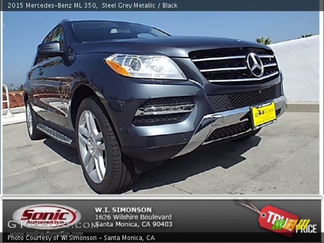 2015 Mercedes-Benz ML 350 in Steel Grey Metallic