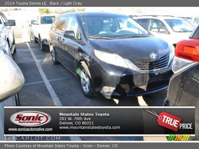 2014 Toyota Sienna LE in Black